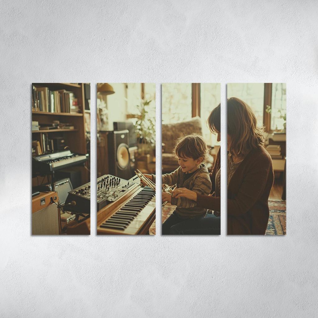 Songs Of The Heart A Mothers Melodic Influence Canvas Paintings Frame