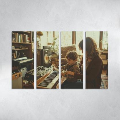 Songs Of The Heart A Mothers Melodic Influence Canvas Paintings Frame