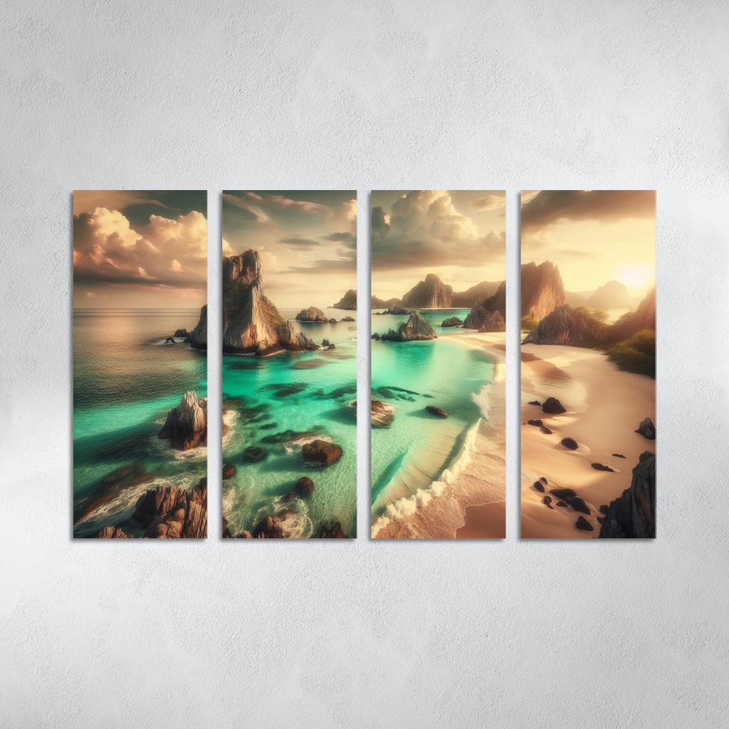Crystal Shore An Art Lover's Escape Custom Paintings Frame