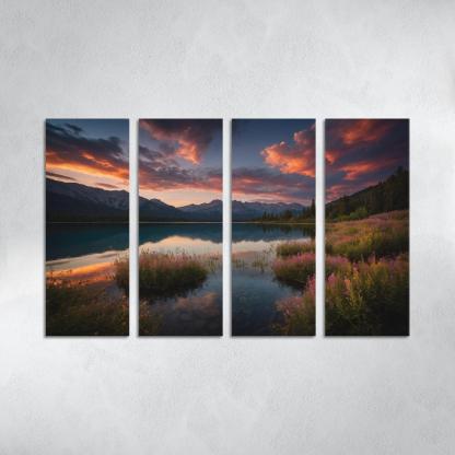 The Ethereal Glow Of Celestial Waters Oil Paintings Frame