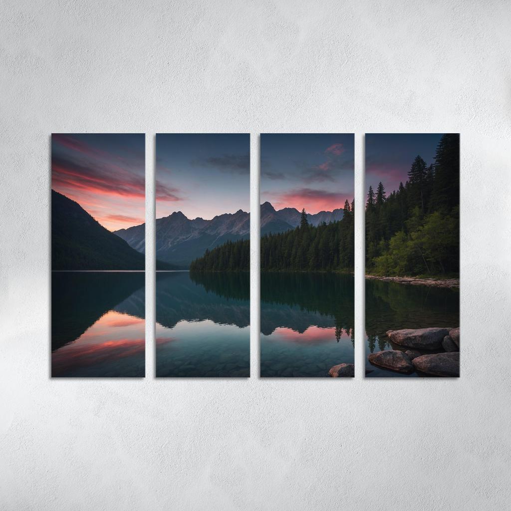 The Mystical Waters Of Twilight Lake Art Trends