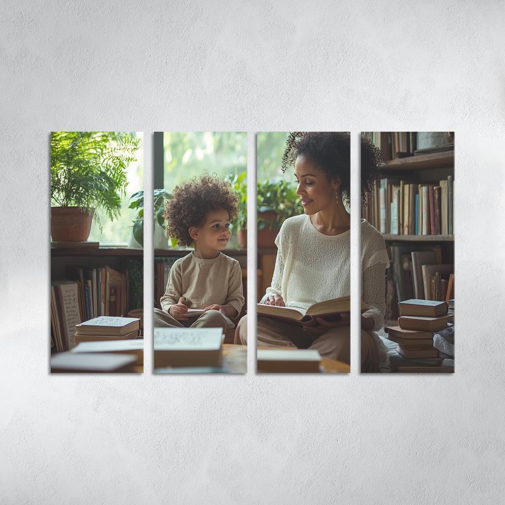 Whispers Of Wisdom A Mothers Teachings Canvas Paintings Frame