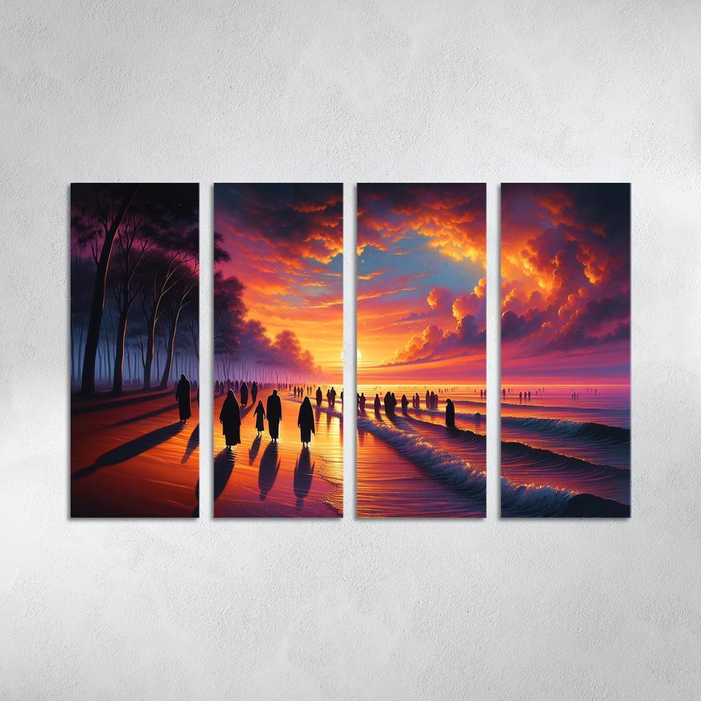 Sunrise Bay Early Morning Magic Multi-panel Paintings