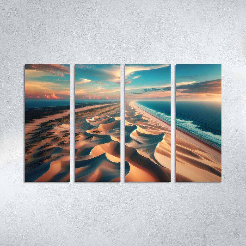 Sand Dunes Oasis Custom Paintings Frame