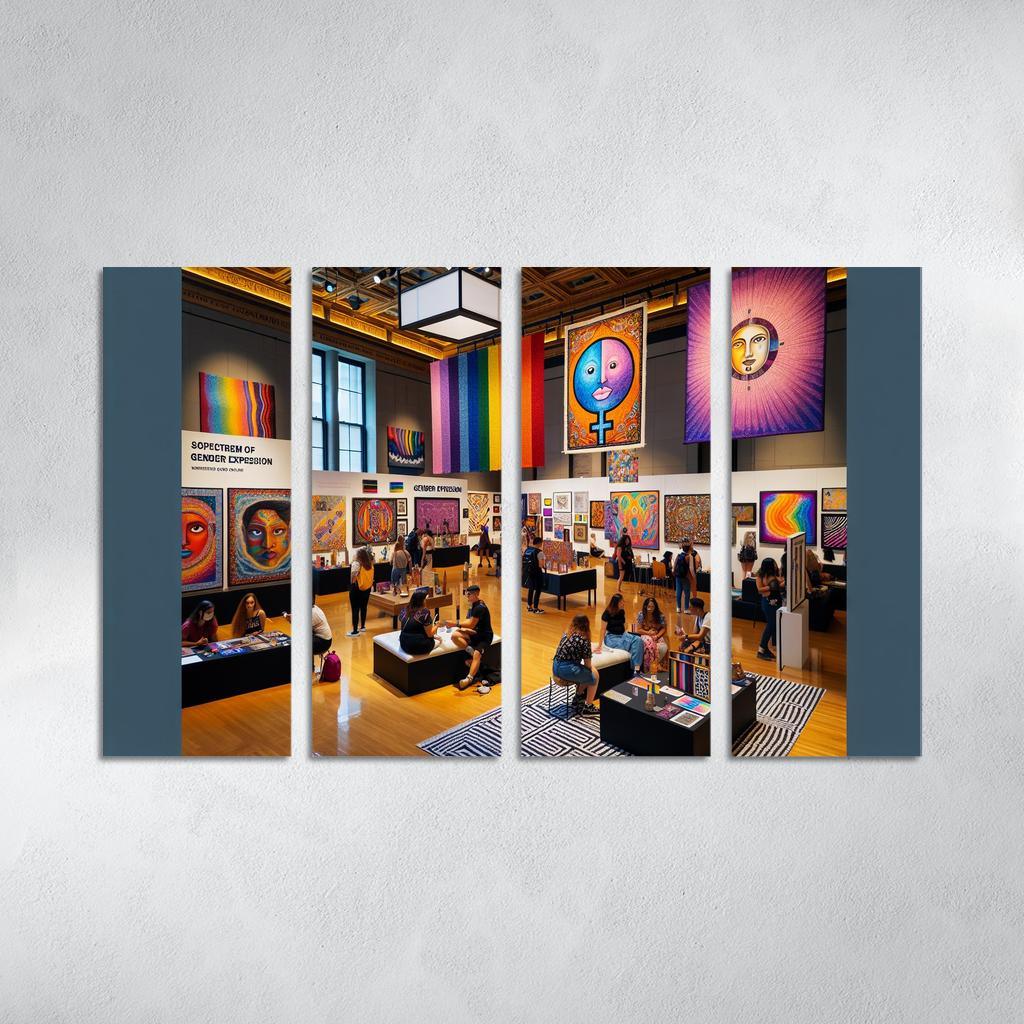 A New Dawn Art On Gender Identity And Expression Framed Paintings
