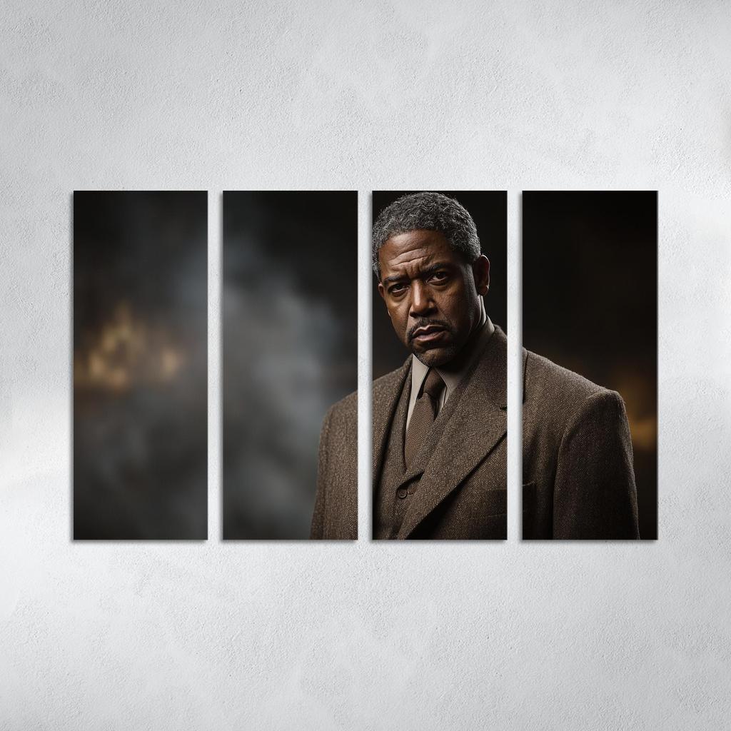 Denzel Washington The Voice Of A Leading Man Framed Paintings