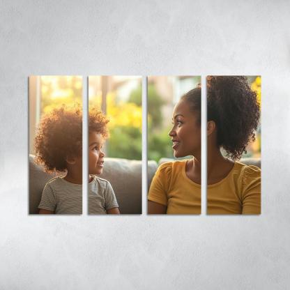 The Strength Of Her Voice A Mothers Empowering Words Canvas Paintings Frame