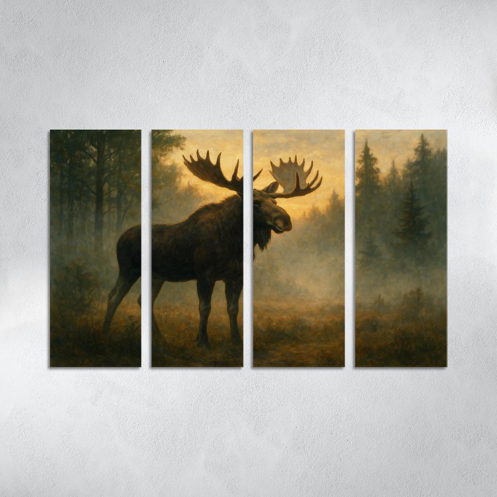 Majestic Moose Expedition Premium Artwork Frames