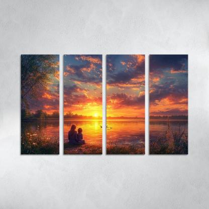 Sunsets And Sunrises Cycles Of Love Custom Paintings Frame