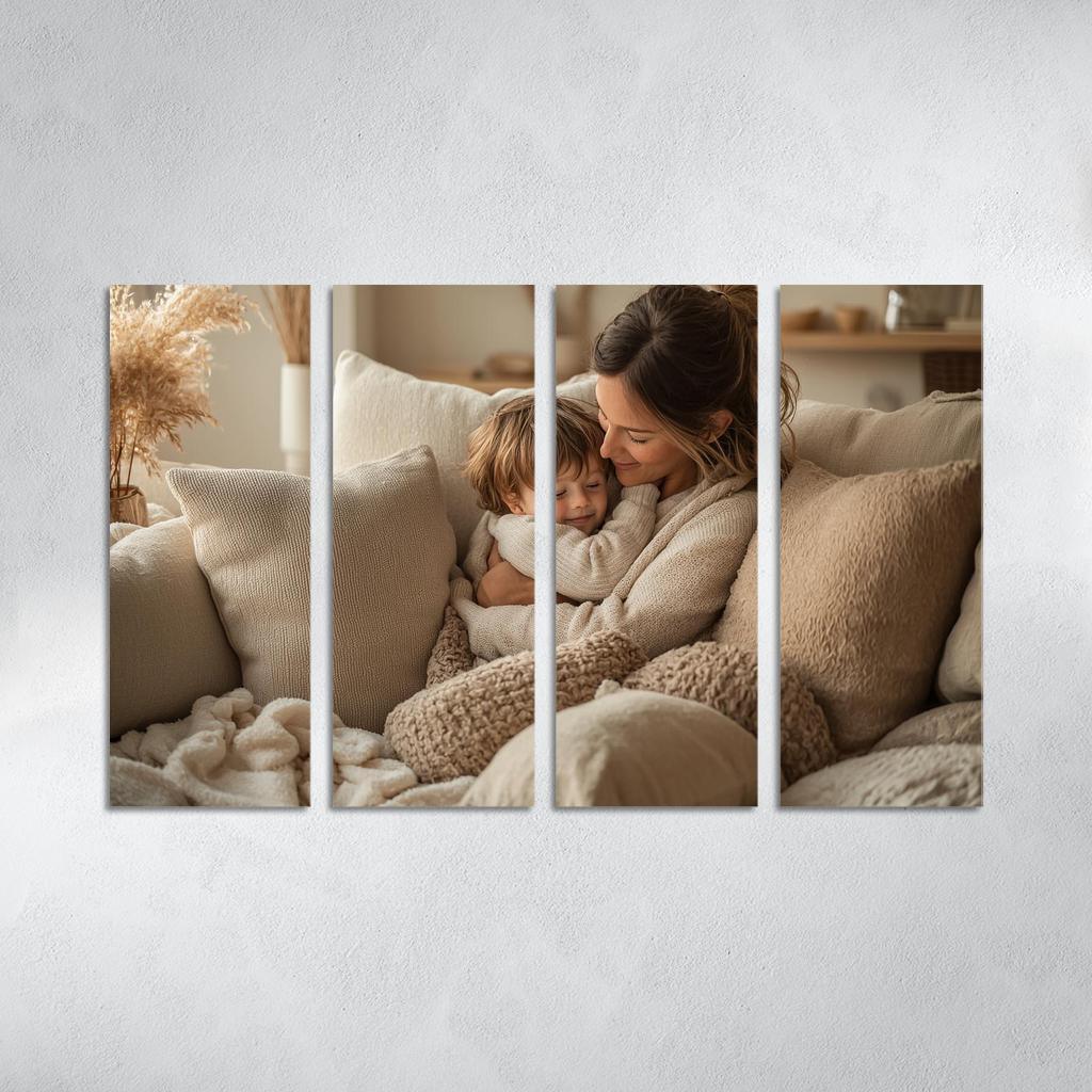 Cocoon Of Comfort A Mothers Safe Haven Custom Paintings Frame