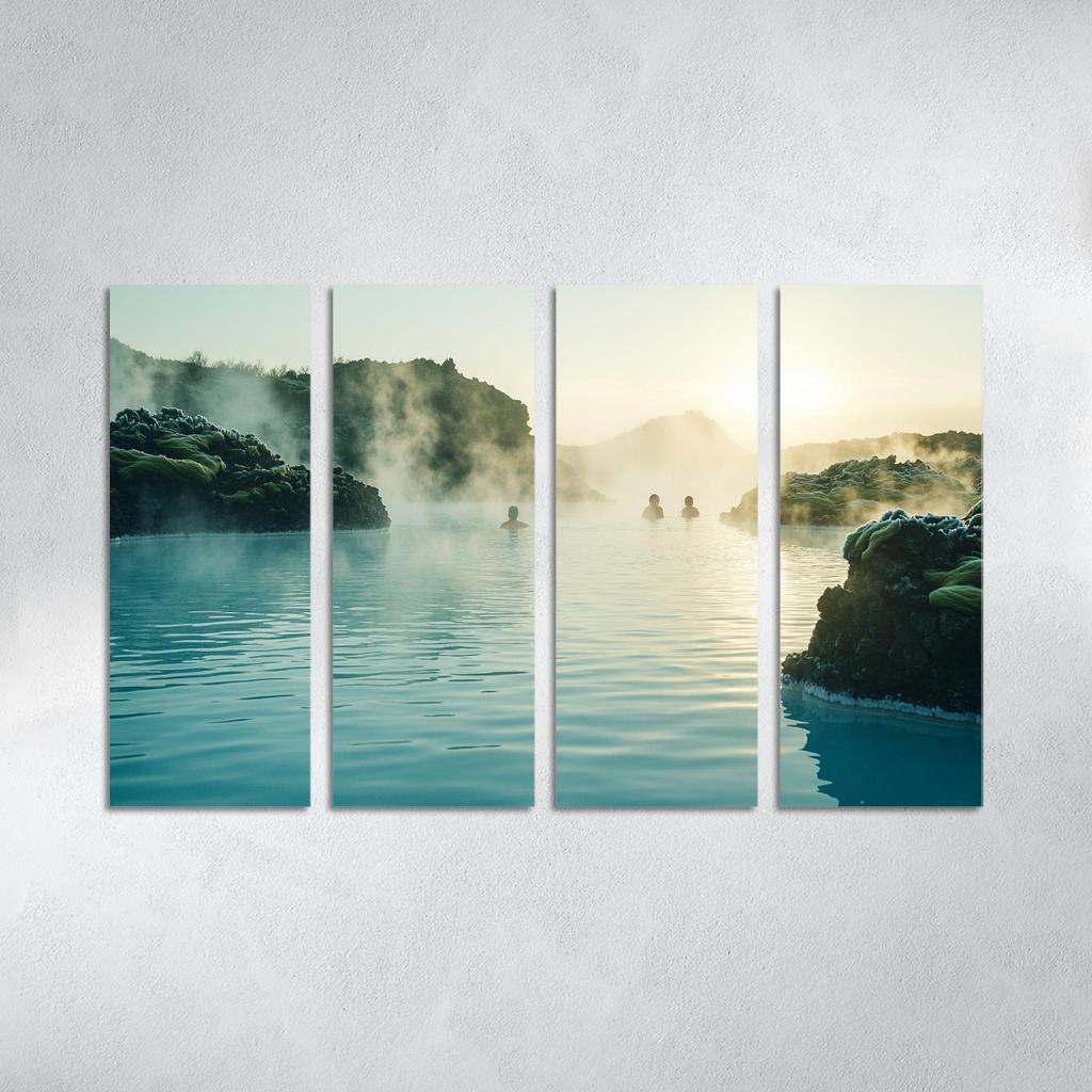The Blue Lagoon Abstract Paintings Frame