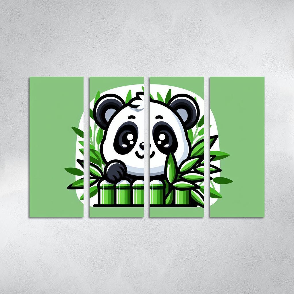 Exploring Panda Modern Paintings Frame