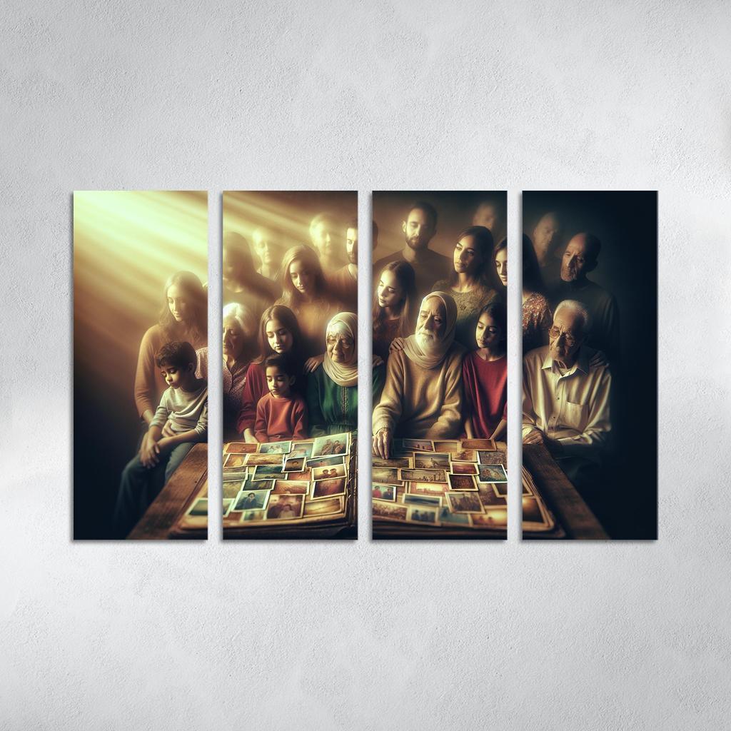 Fading Memories The Impact Of Climate Change Custom Paintings Frame