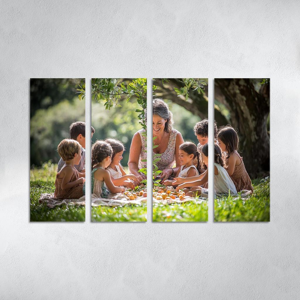 Branches Of Love A Mothers Family Tree Canvas Paintings Frame