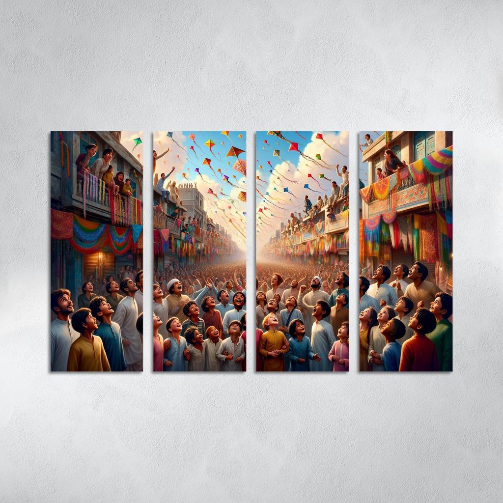 International Kite Festival - India Modern Paintings Frame