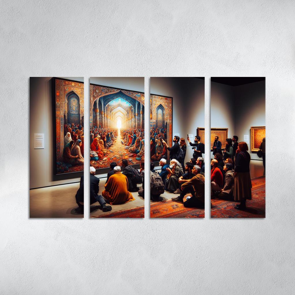 Threads Of Solidarity Art On Global Refugees Framed Paintings
