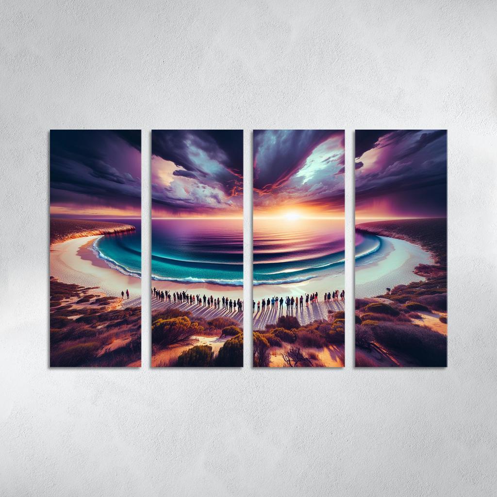 Whale Watch Vista Modern Paintings Frame