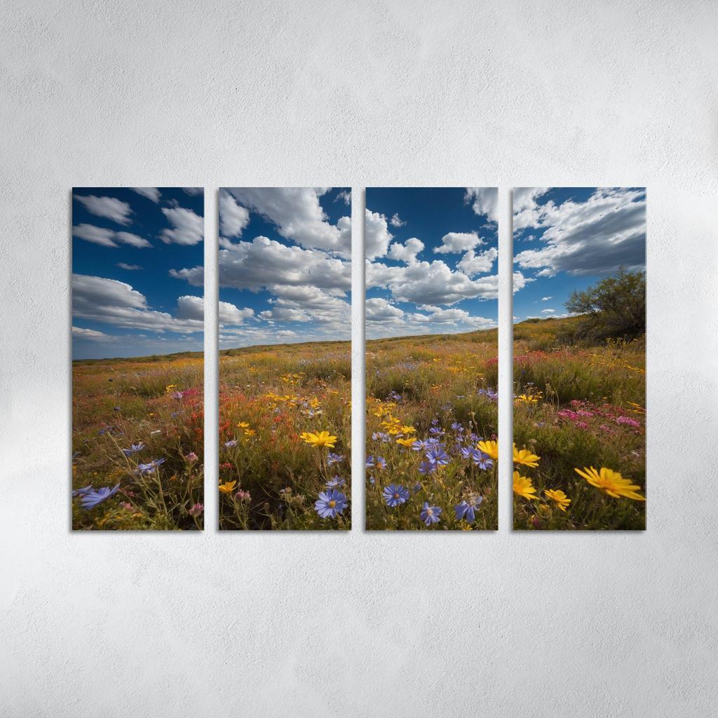 The Azure Bliss Of Clear Skies Oil Paintings Frame