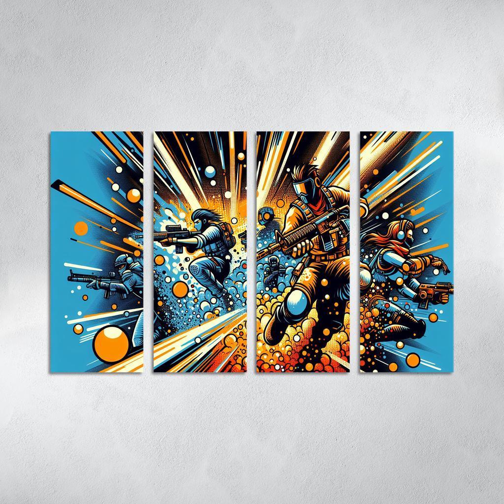 Dragon Ball Universe 4 Piece HD Modern Canvas Panels-Original Frame