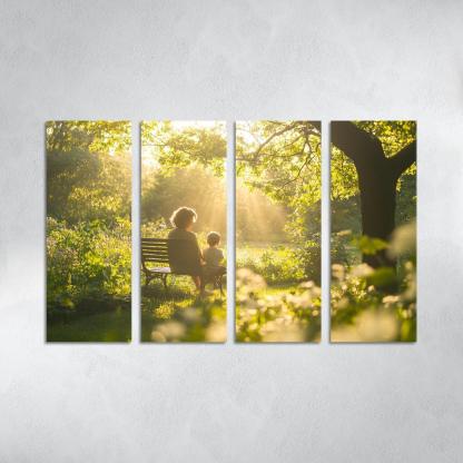 In Every Breath The Essence Of Motherhood Custom Paintings Frame