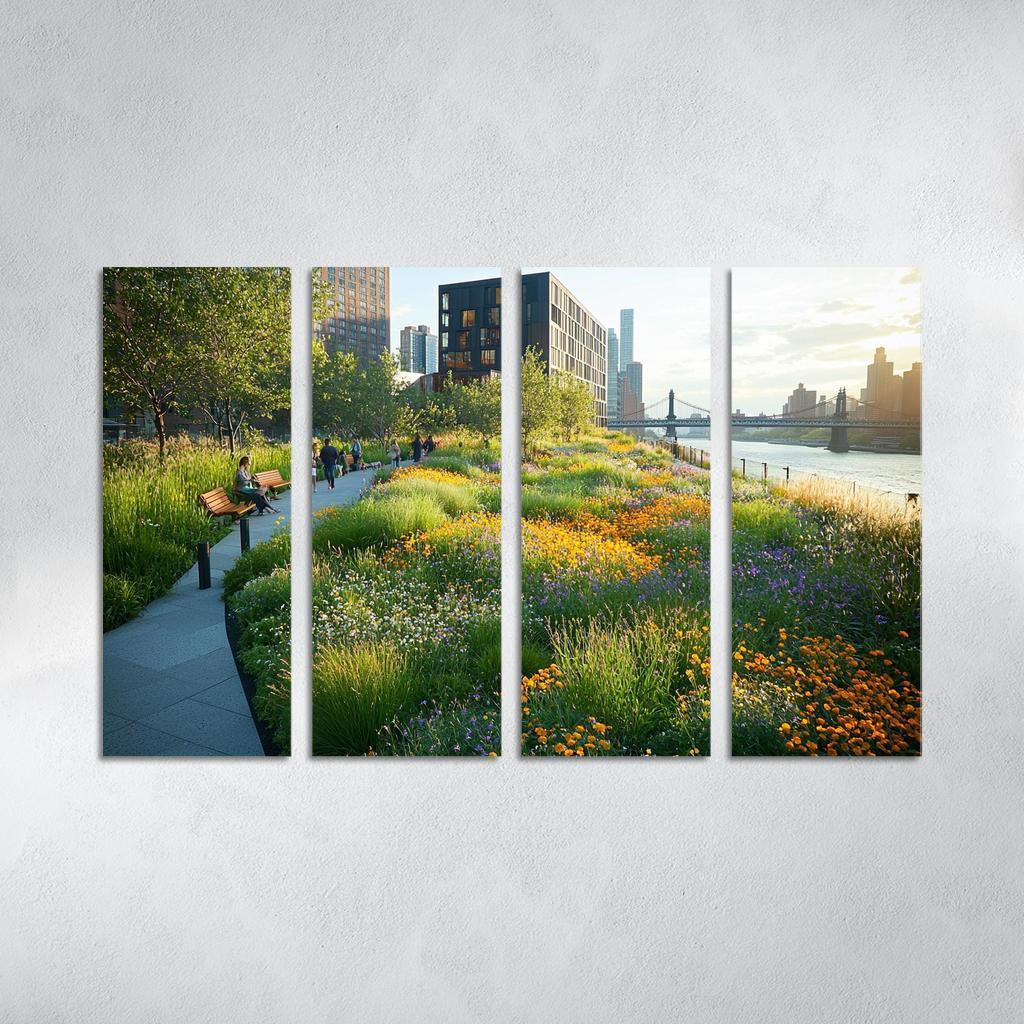 The High Line Abstract Paintings Frame