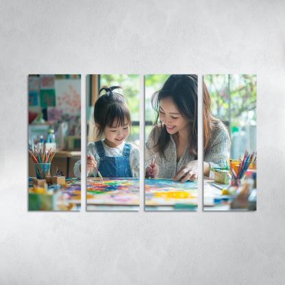 The Canvas Of Life A Mothers Creative Love One-piece Frames
