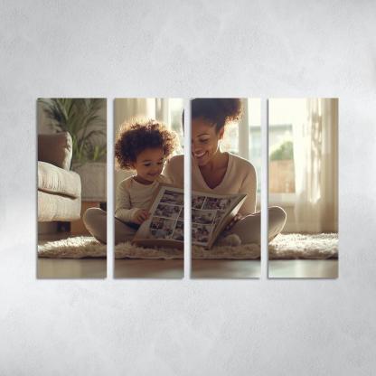 The Embrace Of Memories A Mothers Love Custom Paintings Frame