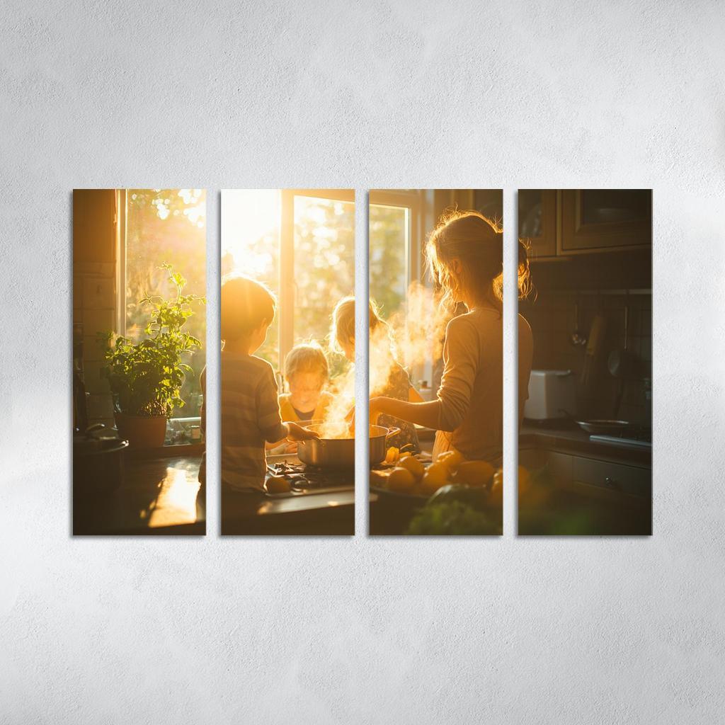 The Heartbeat Of Home A Mothers Love Canvas Paintings Frame