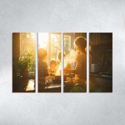 The Heartbeat Of Home A Mothers Love Canvas Paintings Frame