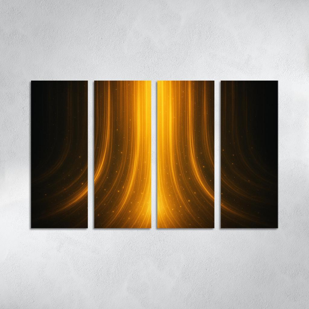 Cascade Of Celestial Intent Oil Paintings Frame