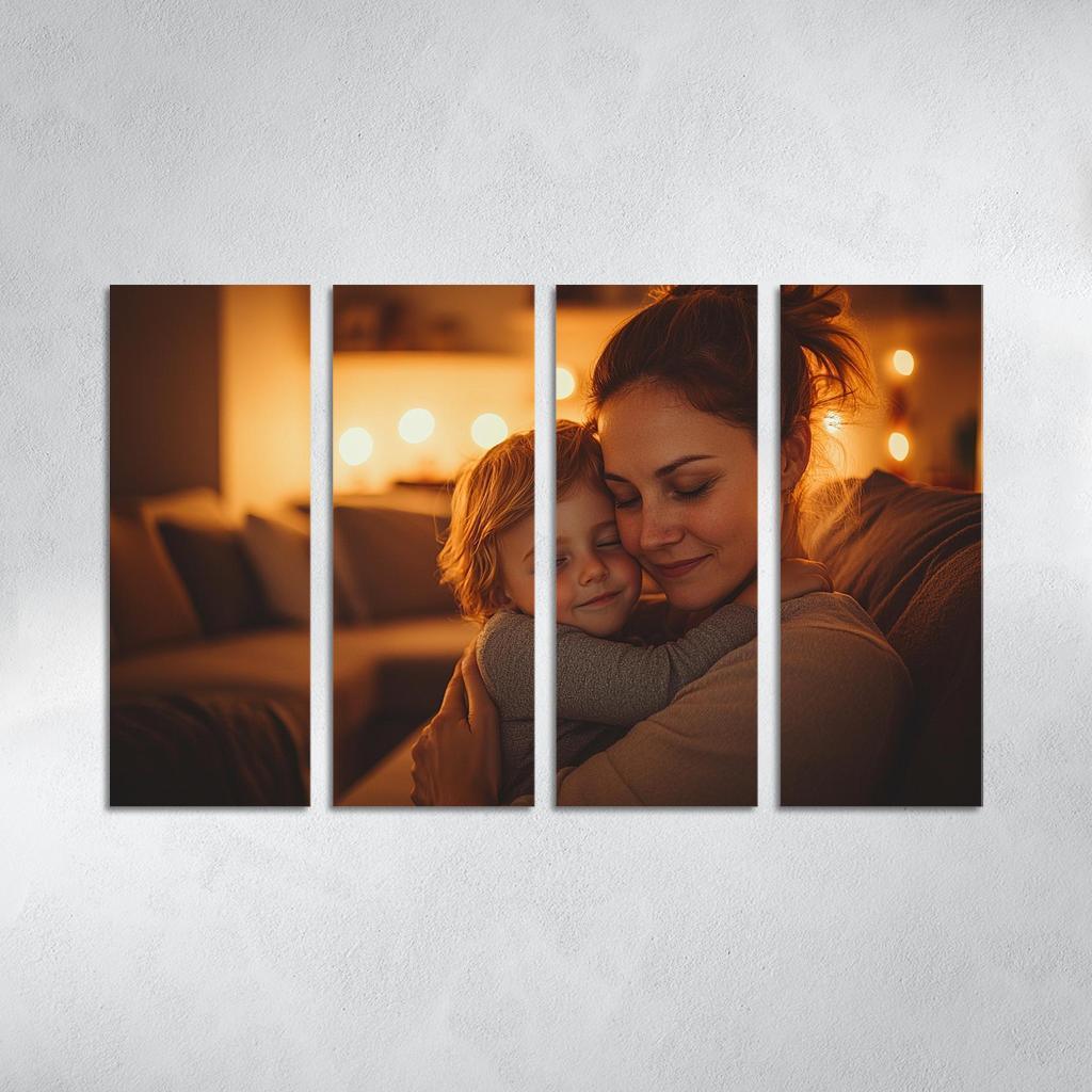 Caring Hands The Touch Of A Mother Canvas Paintings Frame