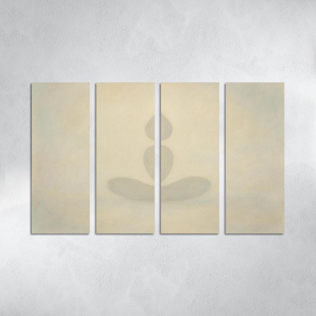 Sanctuary Of Serene Contemplation Oil Paintings Frame