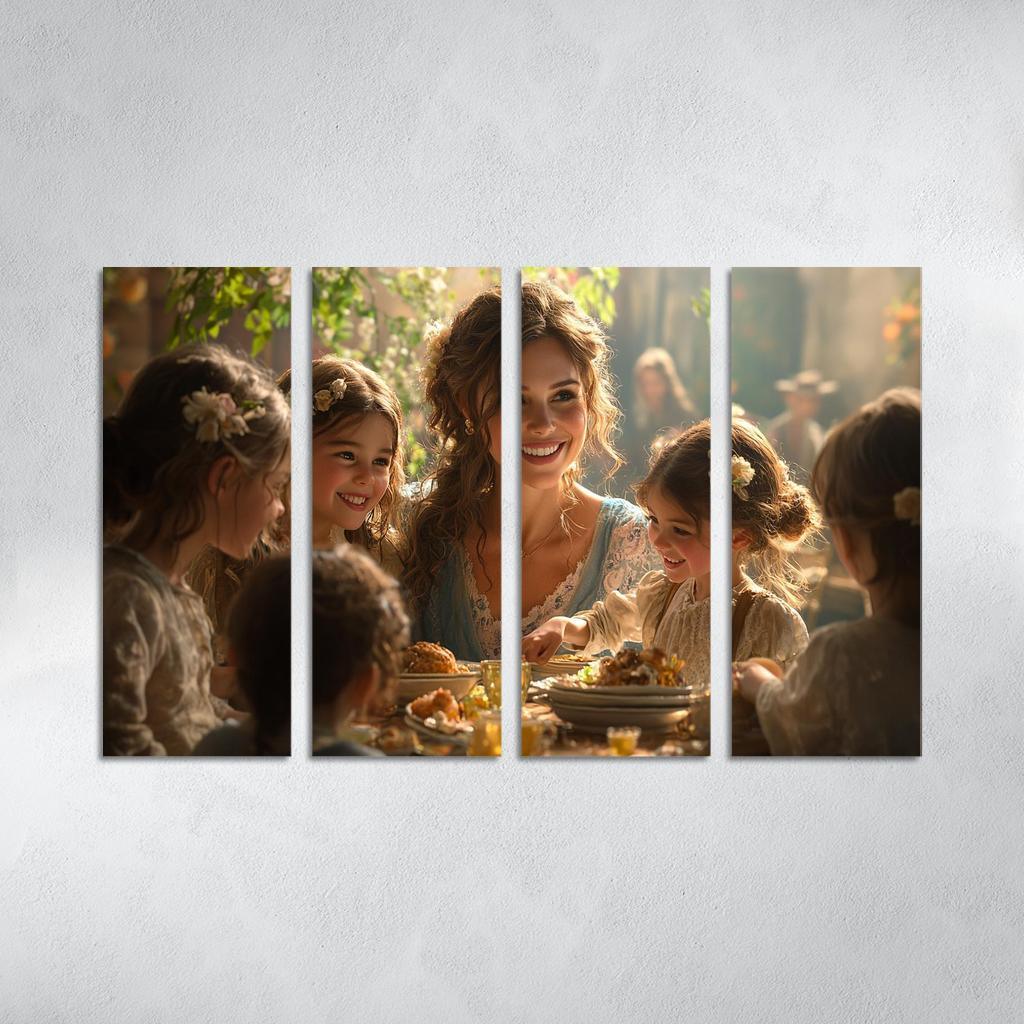 The Heartbeat Of The Family A Mothers Love Custom Paintings Frame