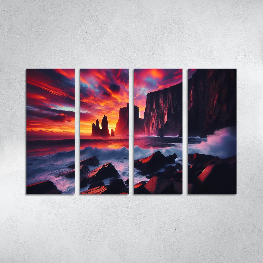 Sunset Cliffs A Photographers Dream Canvas Paintings Frame