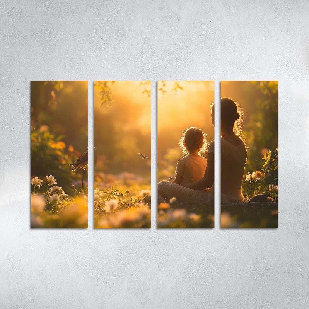 Moments Of Silence The Language Of Love Custom Paintings Frame