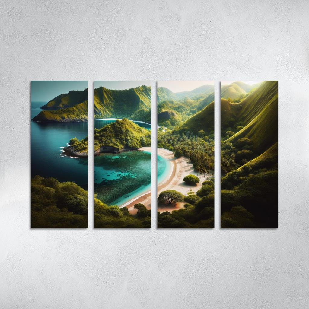 Natures Embrace Beach Premium Artwork Frames