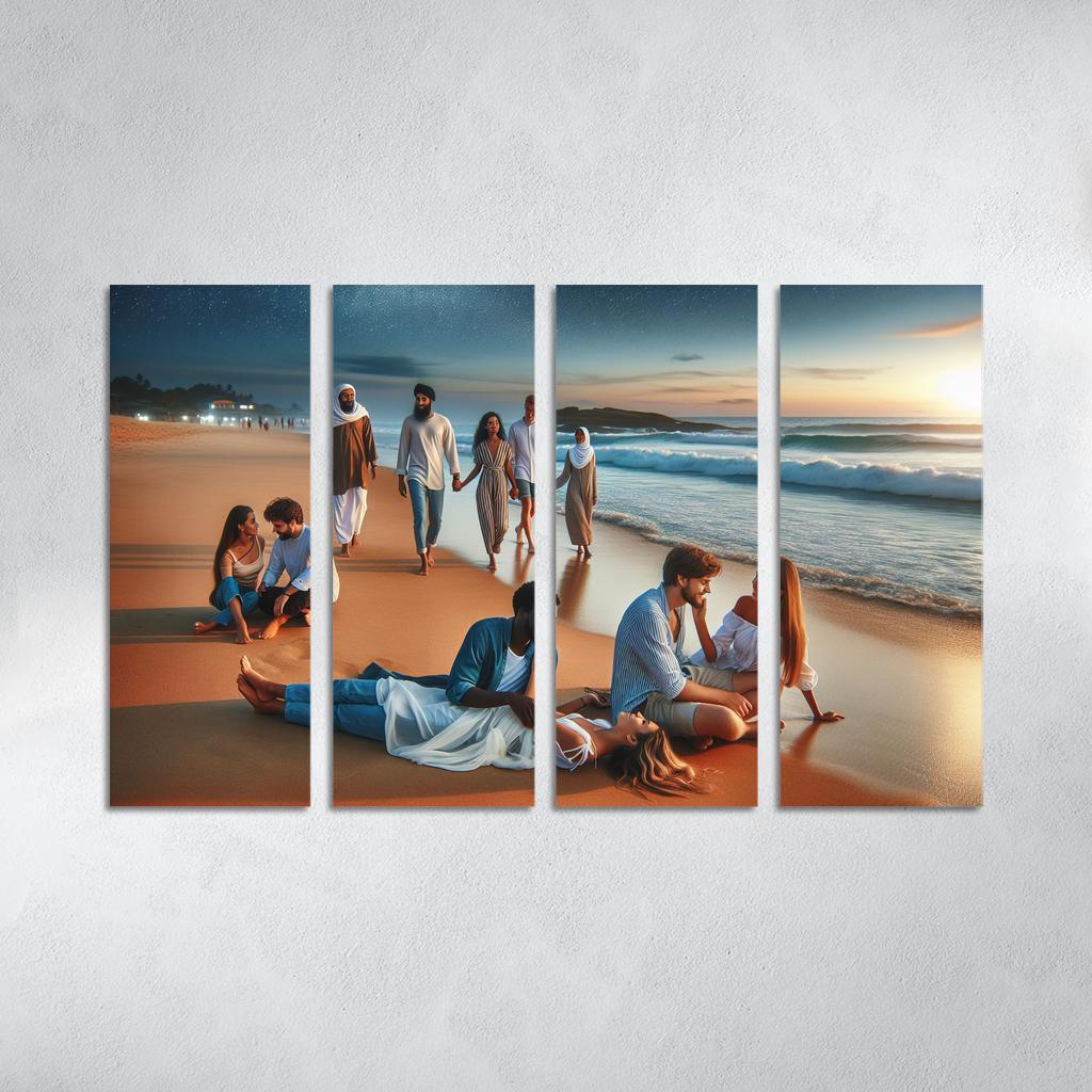 Twilight Cove A Romantic Escape Custom Paintings Frame