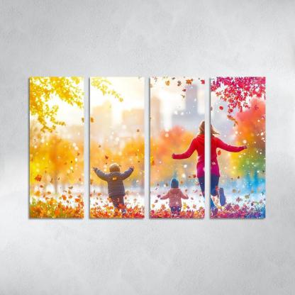 Seasons Of Change Embracing Growth Together Custom Paintings Frame
