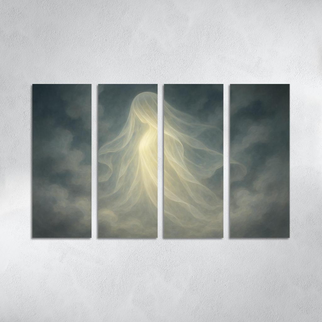 Luminous Veil Of Dreams Oil Paintings Frame