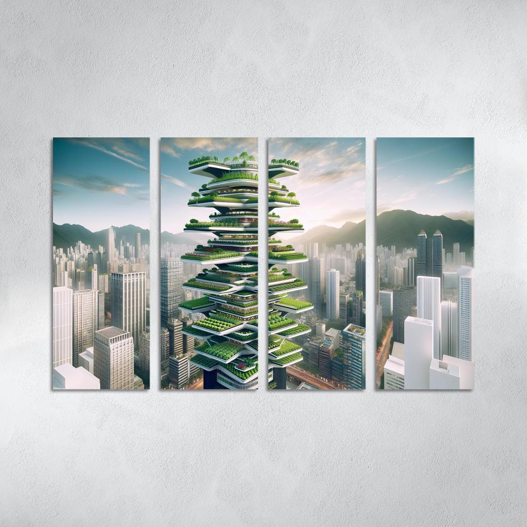 Vertical Farms As Architecture Custom Paintings Frame