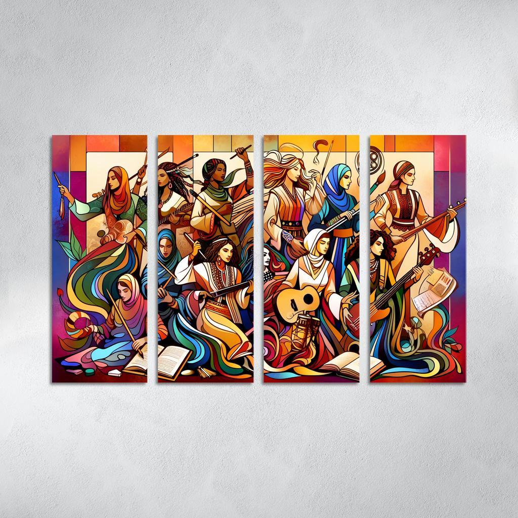 Gender Equity In Art Empowering Female Voices Custom Paintings Frame