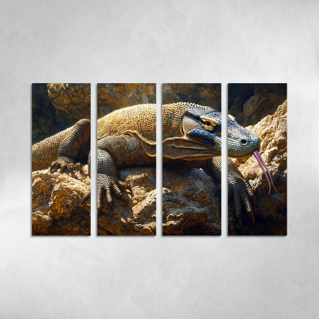 The Powerful Komodo Dragon The Earth's Largest Lizard Art Trends
