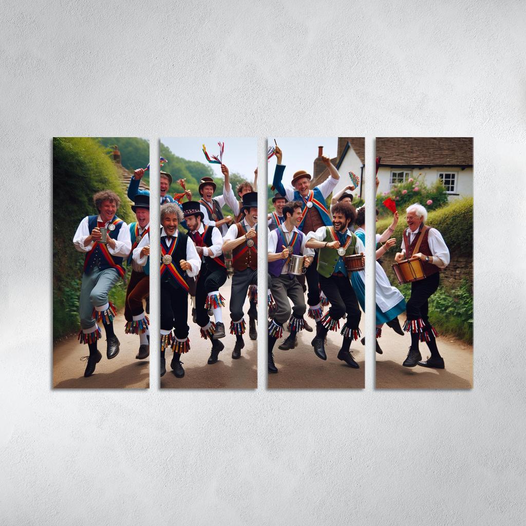 Morris Dance The Folk Tradition Of England Modern Paintings Frame