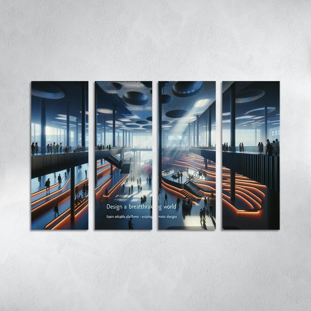 Cinematic Spaces Architecture And Film Custom Paintings Frame