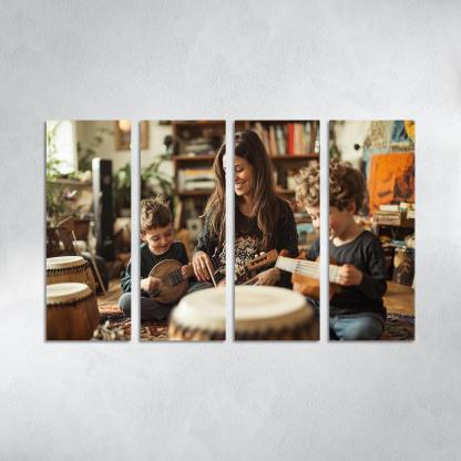 A Symphony Of Love A Mothers Melodies Canvas Paintings Frame