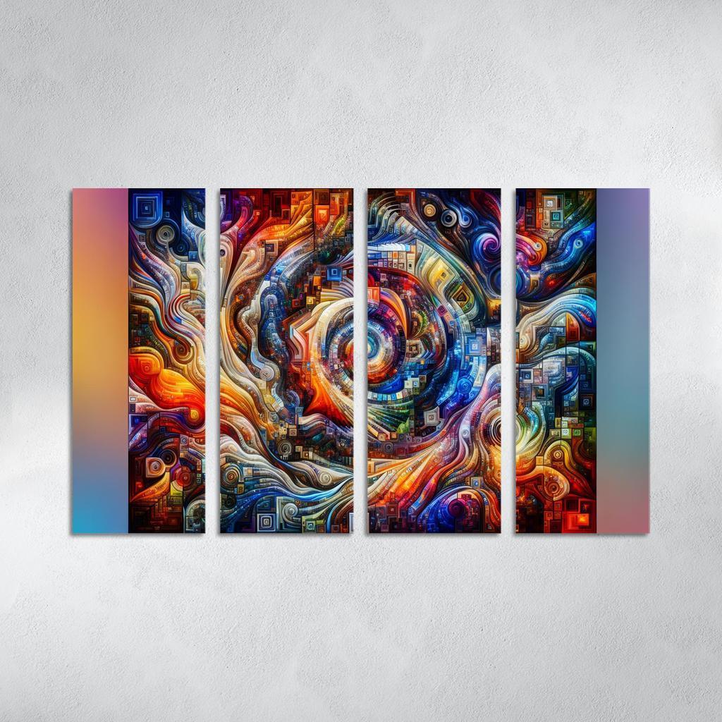 Kaleidoscope Of Memories Premium Artwork Frames