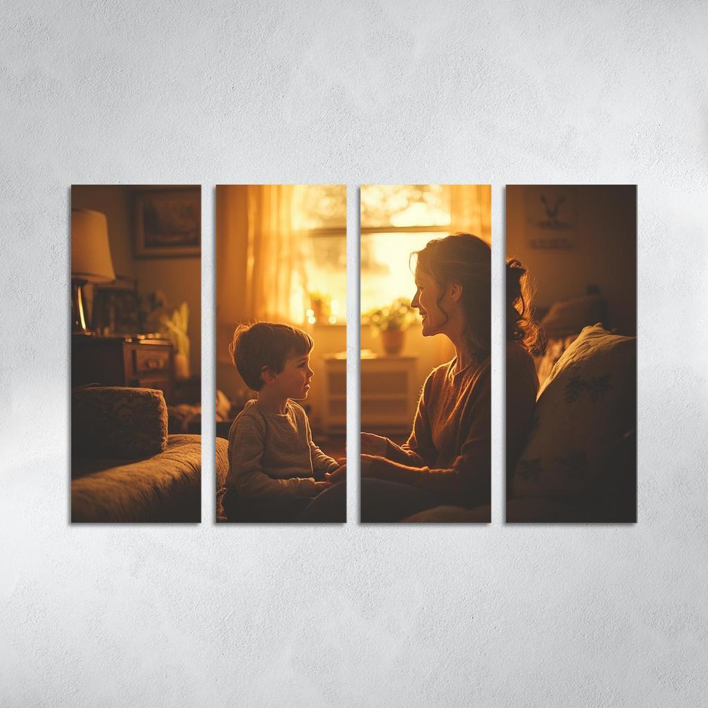 The Echoes Of Her Heart A Mothers Wisdom Canvas Paintings Frame