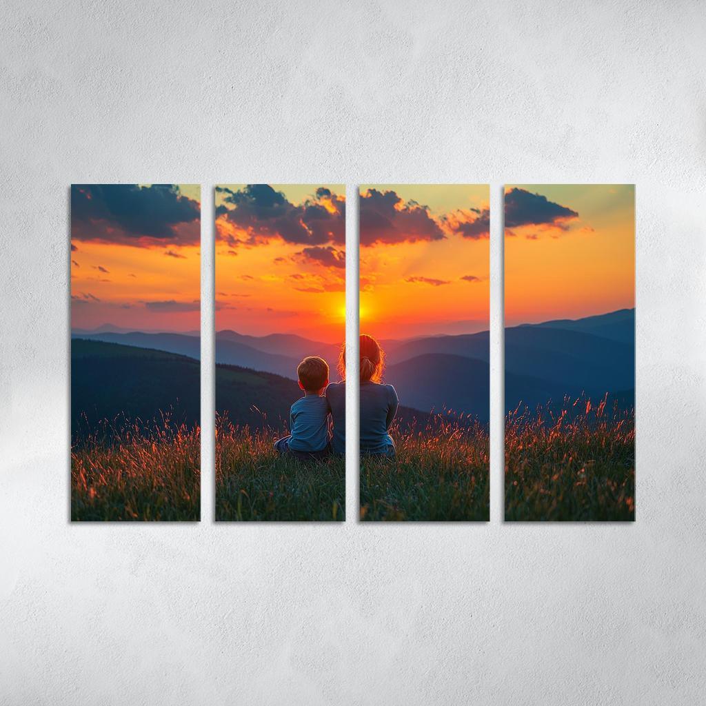 Embracing Change A Mothers Steadfast Love Custom Paintings Frame