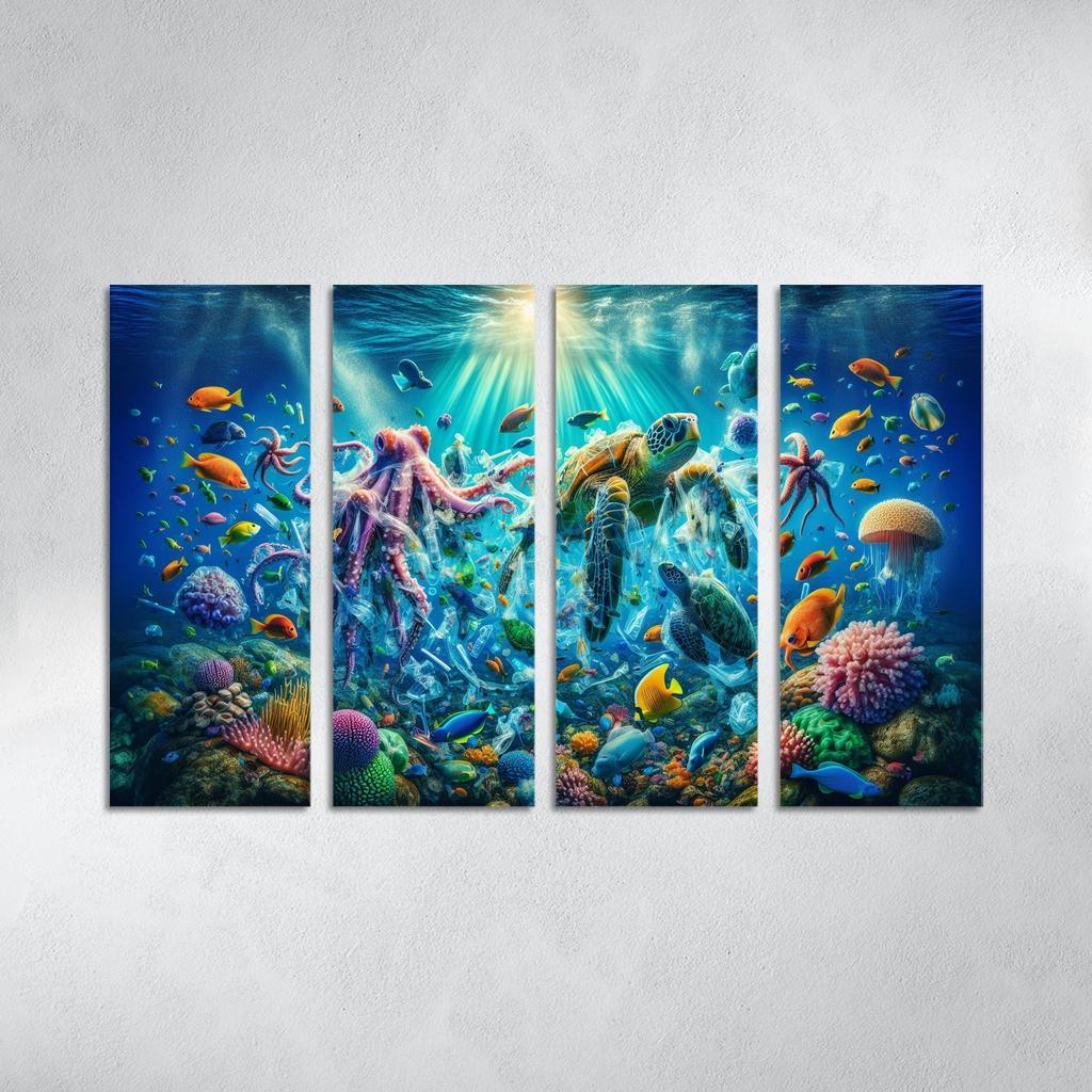 A Future Without Plastic Reimagining Waste Custom Paintings Frame