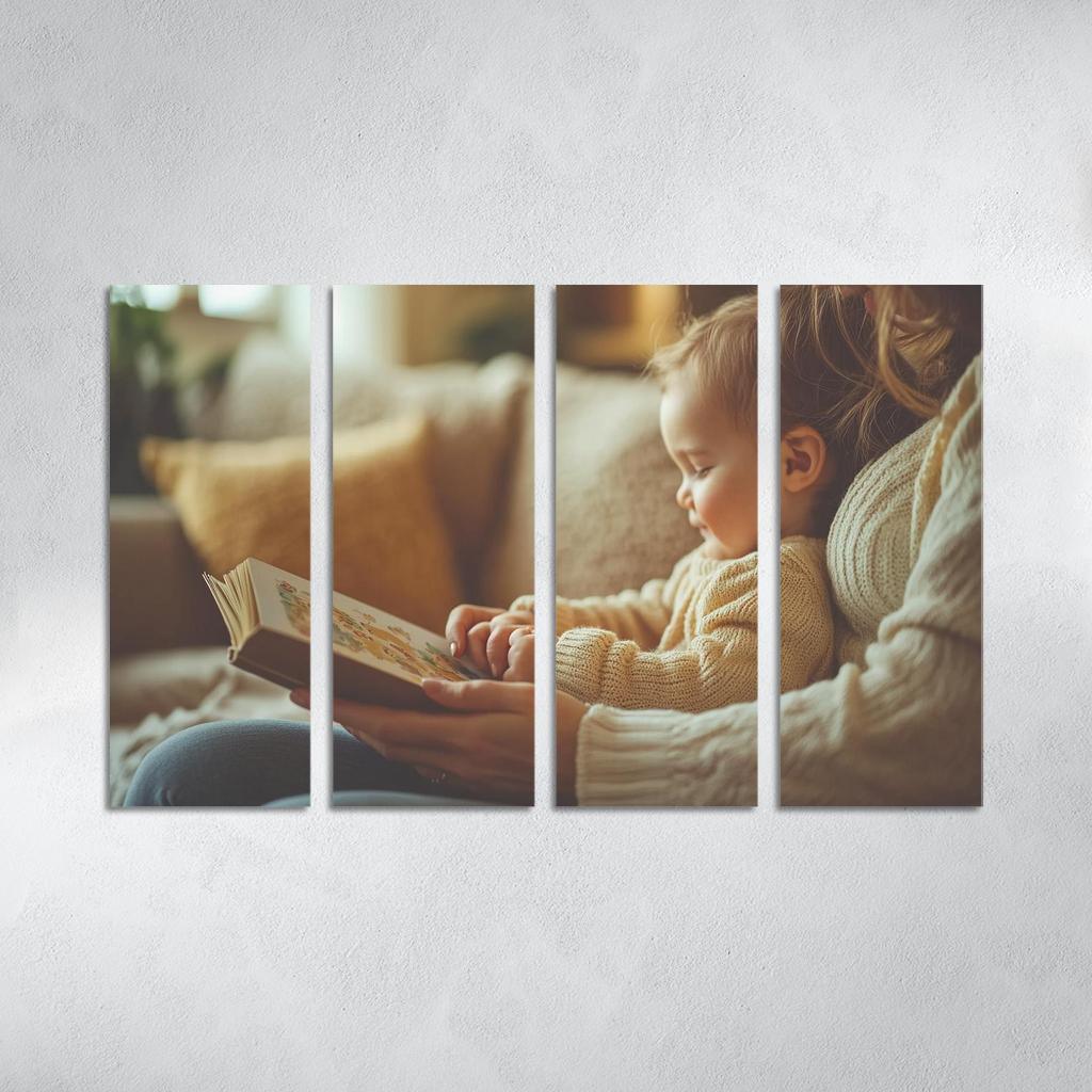 The Nurturing Touch A Mothers Loving Hands Canvas Paintings Frame